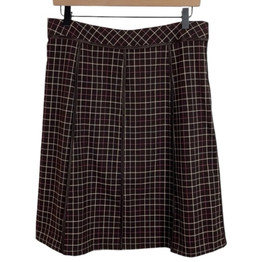 New York City Design Co. Brown Plaid Skirt - Picture 9 of 9